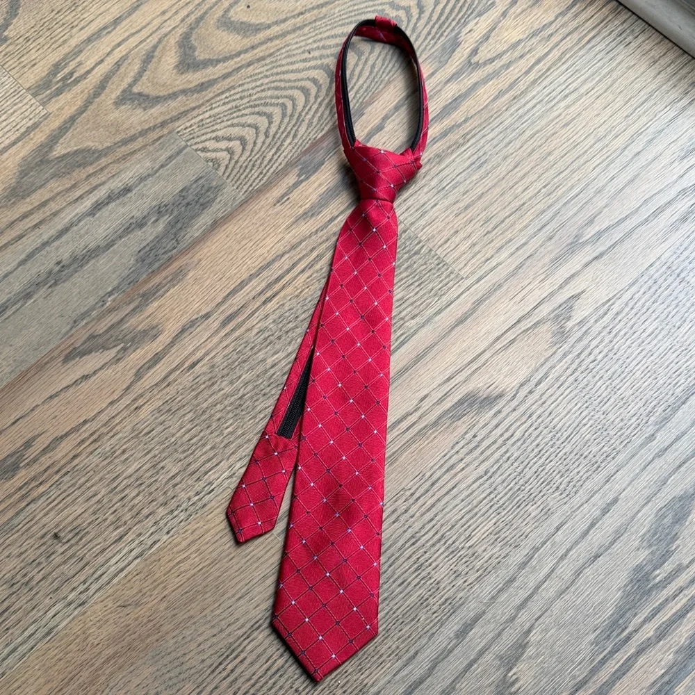 Nautica Kids Silk Zipper Tie – Easy Wear Boys School/Party Tie